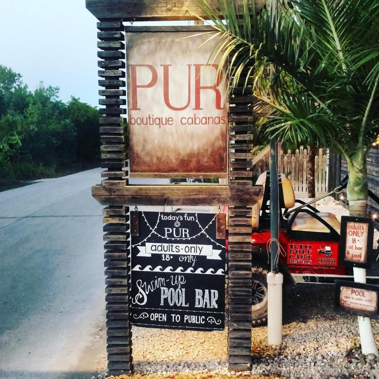 Pur Boutique Cabanas, Adults Only San Pedro  Exteriér fotografie
